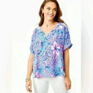 Lilly Pulitzer Medium Casden Top Fully Lined Item# 7F